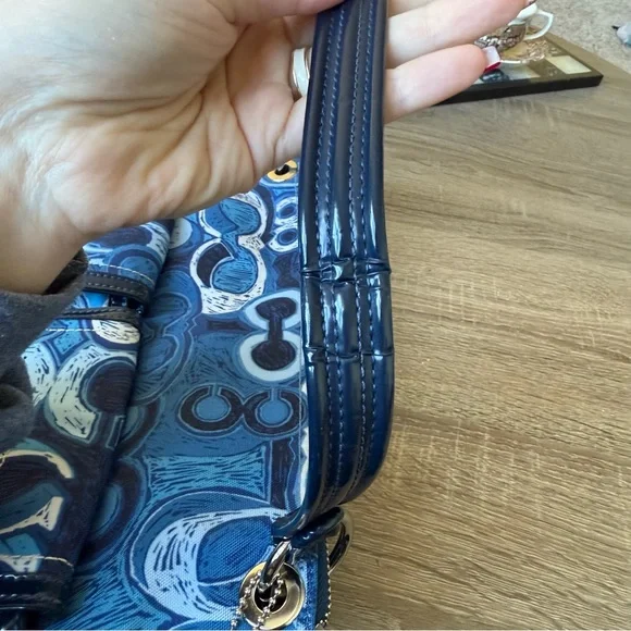 Coach Poppy Denim Print Hippie 19882 - Picture 9 of 9